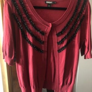 Girly DKNY cotton knit shrug